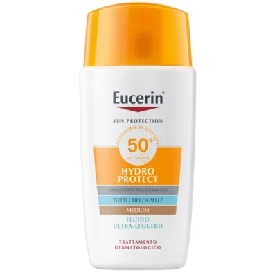 EUCERIN SUN FLUIDO ULTRA LEGGERO TONALITA' MEDIO SPF50+