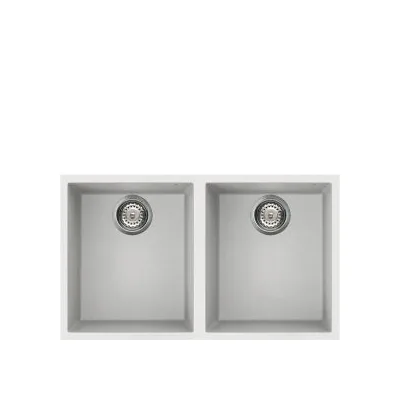 Smeg S Lavello due vasche VZUM3434B finitura bianco da 76x43.5 cm - Sottotop - IN PROMOZIONE FINO AL 6/07