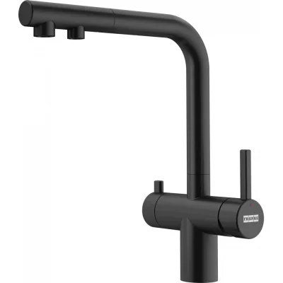 Franke Miscelatore a tripla via bicomando ATLAS NEO CLEAR WATER DOCCIA 120.0758.156 finitura industrial black