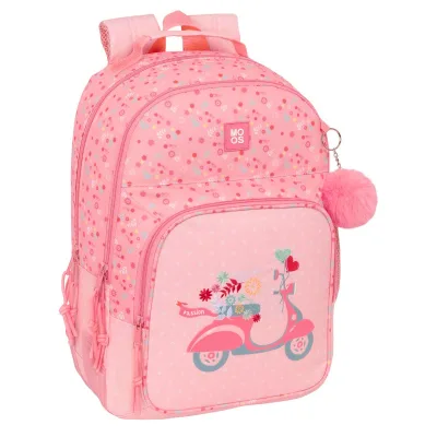 Zaino Scuola Moos Passion Multicolore 32 x 42 x 15 cm