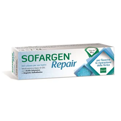 SOFARGEN Repair Gel a base di Acido Ialuronico e Argento Sulfadiazina 25g