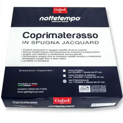 Coprimaterasso in spugna Jacquard Nottetempo - Gabel