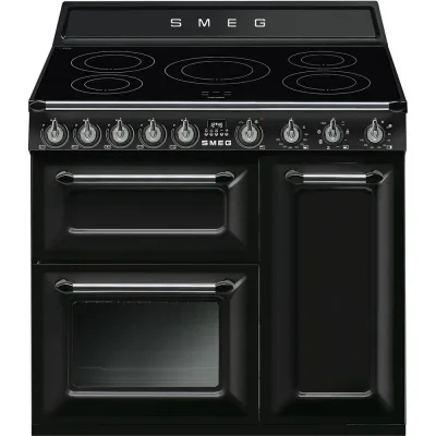 Smeg S Cucina TR93IBL2 con tre forni e piano cottura induzione finitura nero da 90x60 cm - PROMOZIONE ATTIVA FINO AL 19/10