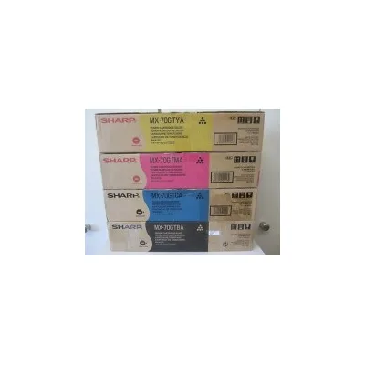 TONER ORIGINALE SHARP MX-70GTBA MX70GTBA MX5500 42K NERO