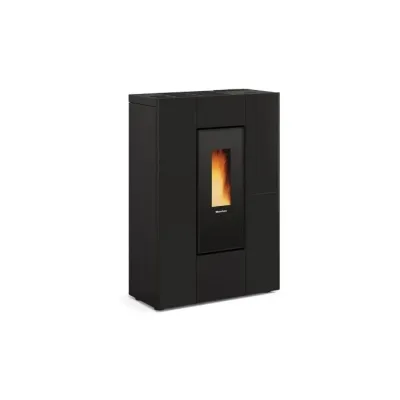 Extraflame Stufa a pellet ermetica canalizzata slim MARILENA PLUS 5.0 AD 1296301 finitura nero