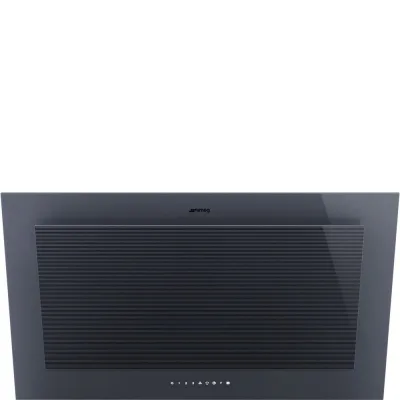 Smeg S Cappa aspirante a parete KV194G finitura vetro Neptune Grey da 90 cm