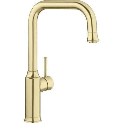 Blanco Miscelatore monocomando con doccetta estraibile LIVIA-S 1576687 finitura oro satinato