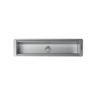 Foster Canale attrezzato 3024 801 finitura acciaio inox da 43x11 cm - IN PROMOZIONE FINO AL 30/06