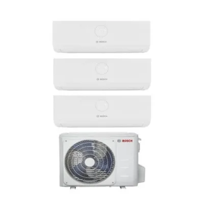 Climatizzatore Condizionatore BOSCH Trial split serie CLIMATE 5000i inverter da 9000+9000+9000 Btu con CL5000M 62/3 E Wi-Fi Optional R-32 9+9+9 A++/A+