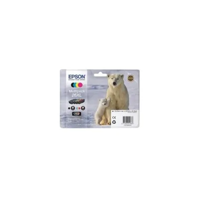 MULTIPACK CARTUCCIA ORIGINALE EPSON CYMK C13T26364010 26XL Expression Premium XP-600
