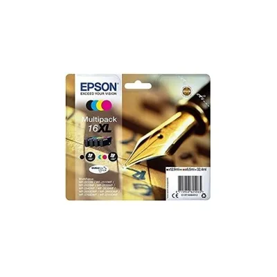 MULTIPACK 4PZ CARTUCCIA ORIGINALE EPSON C13T16364012 WF 2510 NERO+3COLORI 16XL