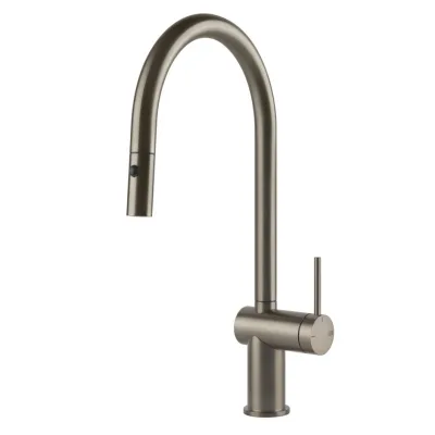 Gessi Miscelatore monocomando con doccetta estraibile Inedito Collection 60413 149 finitura Finox - IN PROMOZIONE FINO AL 6/07