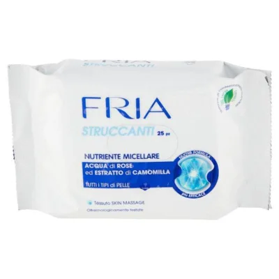 Fria Salviette Struccanti Nutriente Micellare Tutti I Tipi Di Pelle 25 Pz