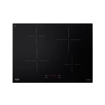 De Longhi Piano cottura a induzione PIN 72 in vetroceramica nero da 70 cm