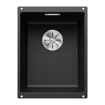 PRONTA CONSEGNA - Blanco | Lavello a una vasca SUBLINE 320-U Total Black 2523406 finitura antracite da 35x46 cm - Sottotop