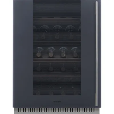 Smeg S Cantina vini sottotop da incasso CVI138LG finitura Neptune Grey da 60 cm - Cerniera a sinistra - IN PROMOZIONE FINO AL 6/07
