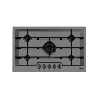Foster Piano cottura a gas 7601 632 finitura acciaio PVD gun metal da 80 cm - IN PROMOZIONE FINO AL 30/06