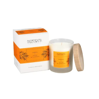 NASOTERAPIA CANDELA AMBRA E LEGNO DI SANDALO