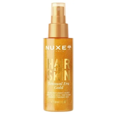 NUXE HAIR SKIN MIST SENSUAL ERA GOLD SHIMMER