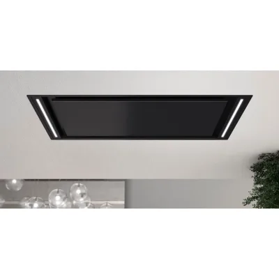 Airforce Cappa a soffitto aspirante SILHOUETTE FL EASY UP BL/A/100 CCSIL100001 finitura nero da 100 cm