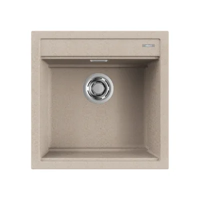 Elleci Lavello una vasca BEST 104 LGB10451 finitura composito G51 avena da 51x51 cm