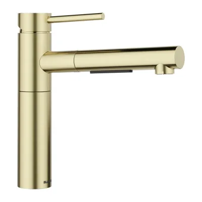 Blanco Miscelatore monocomando con doccetta estraibile ALTA-S II 1527554 finitura satin gold