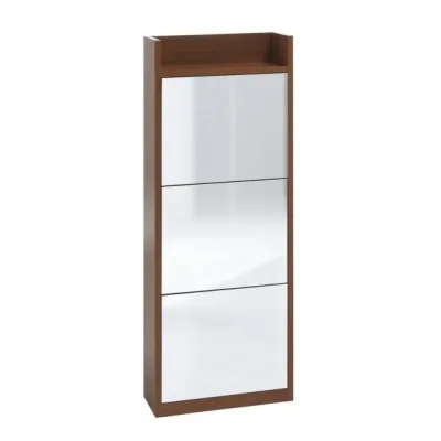 Maconi Scarpiera Family 866 in legno con specchio da 6 paia serie Shoe Holder collection - profondita' 17 cm