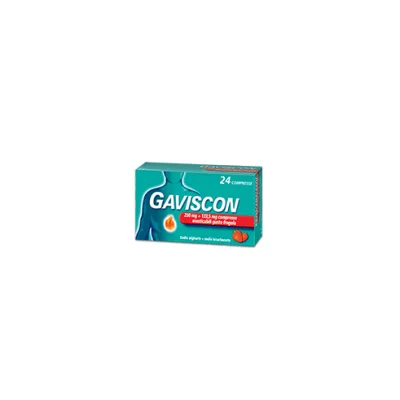 GAVISCON 24 COMPRESSE FRAGOLA 250+133,5MG