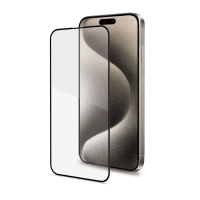 CELLY FULL GLASS IPHONE 16 PLUS BLACK FULLGLASS1080BK