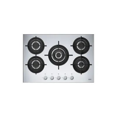 PRONTA CONSEGNA - Franke Piano cottura a gas Mythos Steel Pro FHCR 755 4G TC HE XA C 106.0496.076 finitura inox satinato da 75,3 cm