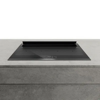 Airforce Piano cottura a induzione con cappa aspirante INNOVA VISIO PLUS 90 A CCINNV9001 in vetroceramica nero da 90 cm