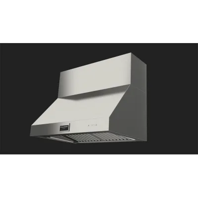Fulgor Cappa a parete FPRHD 362 TC X finitura acciaio inox da 91 cm
