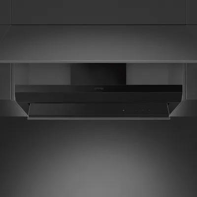 PRONTA CONSEGNA - Smeg S Cappa aspirante integrata KSGT94BLV finitura nero opaco da 86 cm