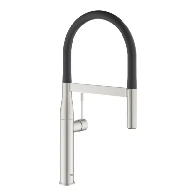 Grohe Miscelatore monocomando Essence New 30294DC0 finitura super steeel