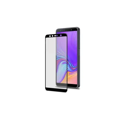 CELLY FULL GLASS GALAXY A7 2018 BLACK FULLGLASS795BK