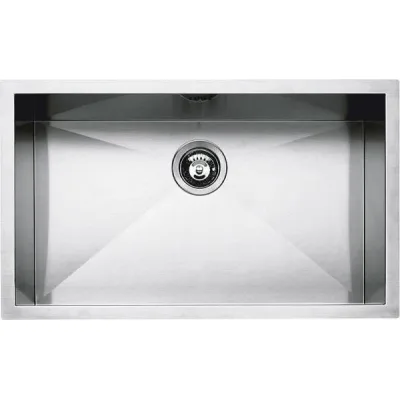 Barazza Lavello una vasca QUADRA R0 1Q5040I finitura inox satinato da 70x40 cm - IN PROMOZIONE FINO AL 6/07