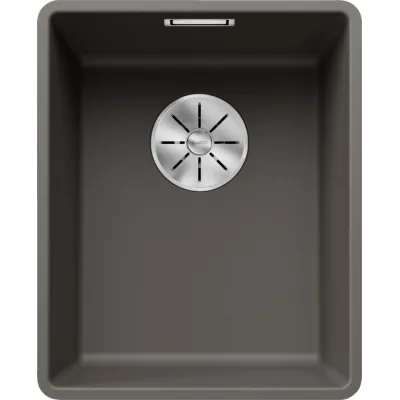Blanco Lavello una vasca SUBLINE 320-F 1527342 finitura grigio vulcano da 34.7x42.7 cm - Filotop