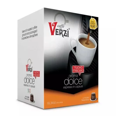 100 Capsule Aroma Dolce Verzi compatibili Nespresso