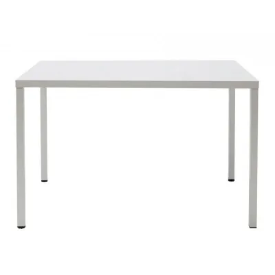Scab Tavolo fisso Summer art. 2731 con struttura in acciaio e piano in acciaio da 120x80 cm - CON VOUCHER 15% NEL CARRELLO