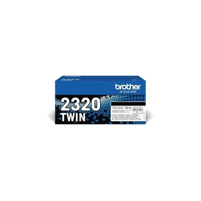 BIPACK TONER ORIGINALE BROTHER TN-2320 TN2320TWINMFC L2700 HL L2300 TN2320
