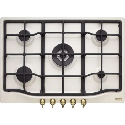 Franke: Piano cottura a gas da incasso FHCL 755 106.0739.526 finitura bianco perla da 75 cm