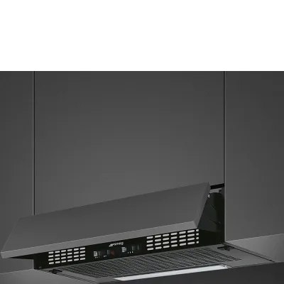 Smeg Cappa integrata KSEIR62NE2 finitura nero da 60 cm - IN PROMOZIONE FINO AL 30/06