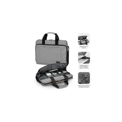 Borsa Cartella per laptop Subblim - Design elegante per laptop fino a 15,6" Doppia cerniera - Scomparti separati
