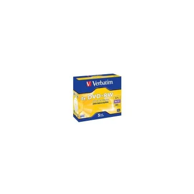 VERBATIM DVD+RW 4 7GB 4X CONF.5 S 43229/5