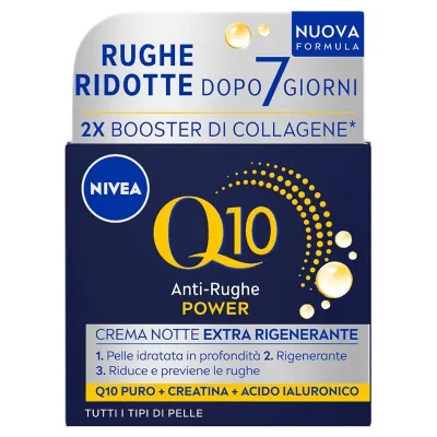 Nivea Q10 Power Crema Notte Extra Rigenerante Anti-Rughe 50 ml