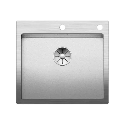 PRONTA CONSEGNA - Blanco | Lavello una vasca CLARON 500-IF/A 1523393 in acciaio inox Durinox da 56x51 cm - Sopratop/Filotop