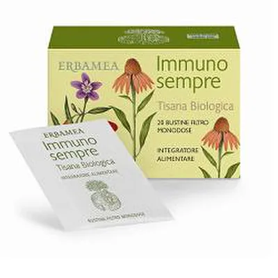 Erbamea Immunosempre Tisana Biologica 20 Unità