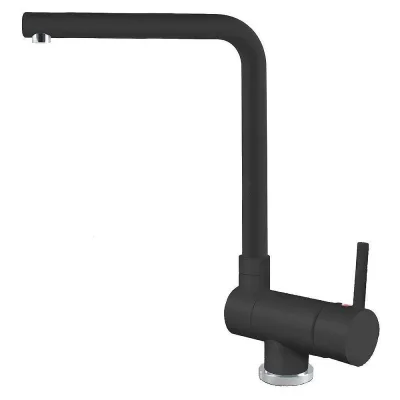 Elleci Miscelatore monocomando reclinabile con canna girevole DANUBIO MGKDAN40 finitura G40 nero