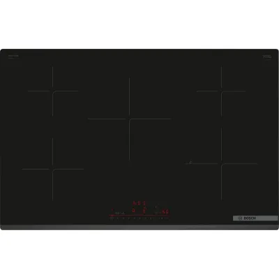 Bosch Piano cottura a induzione PIV83KHC1E finitura nero da 80 cm - Serie 6