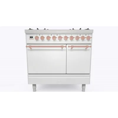Ilve Cucina PD09N da incasso Nostalgie PD09IQNE3 doppio forno cieco e piano cottura 4 fuochi e 2 zone induzione da 90 cm - PROMOZIONE ATTIVA FINO AL 19/10